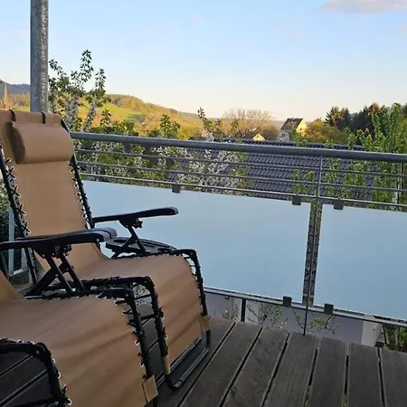 Design Mit Traumhaftem Blick Ins Wiedtal 아파트 *